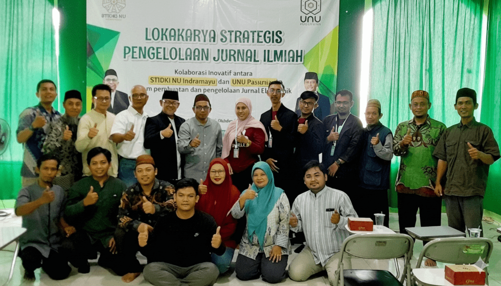 Lokakarya Rumah Jurnal STIDKI NU Indramayu dengan UNU Pasuruan